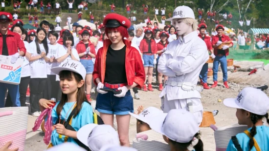 Hataraku saibou Latino - Portada de fondo del drama